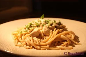 Makaron z pieczarkami i mascarpone