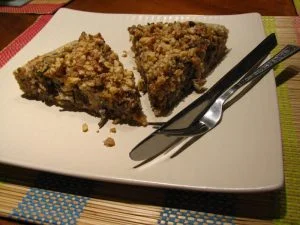 Tarta z boczniakami i kaszą gryczaną